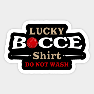 Vintage Lucky Bocce Sticker